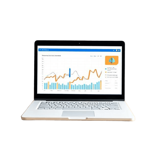 laptop img with chart 